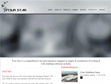 Tablet Screenshot of fourstarindia.com